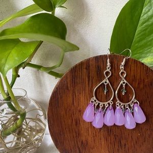 Purple Earrings